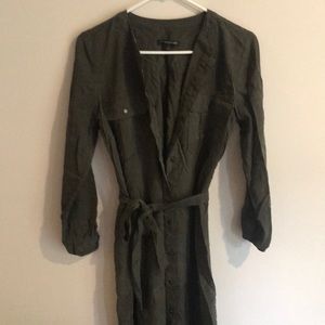 Banana Republic hunter green dress